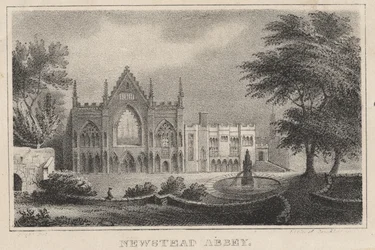 Abbaye de Newstead, de The Atlantic Souvenir, 1828